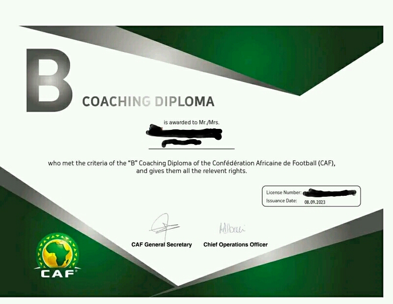 CAF B License