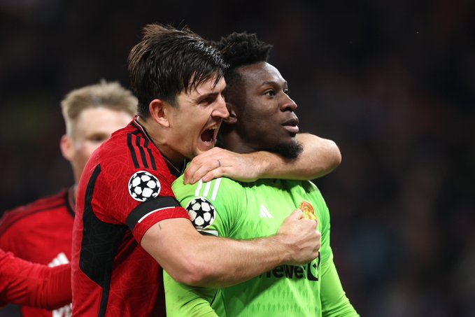 Maguire and Andre Onana