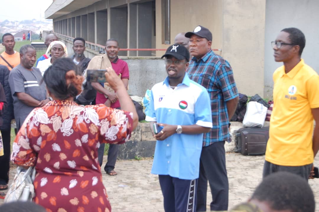 "Your welfare is top priority for Mr. Governor" - Chairman House Committee on Sports, Hon. Abiola Jeremiah Awoyeye Tells Osun State Contingent Ahead of National Youth Games Departure